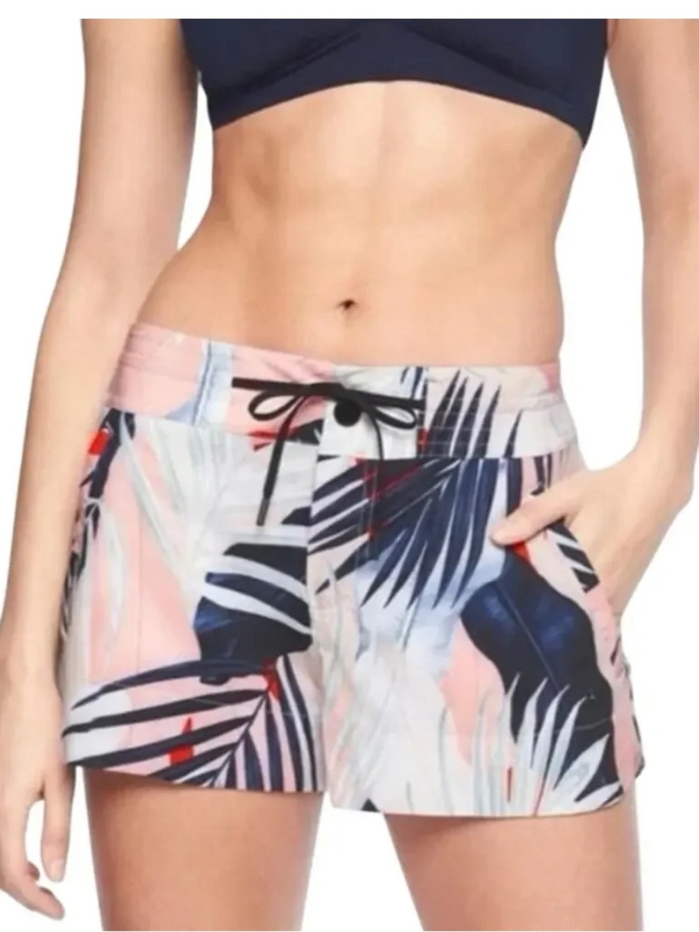 Athleta Hudson Board shorts Tropical Athletic Shorts